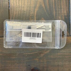 For Cadillac CT4 Rear Trunk Decklid Letter Badge Emblem Nameplate Sport Chrome